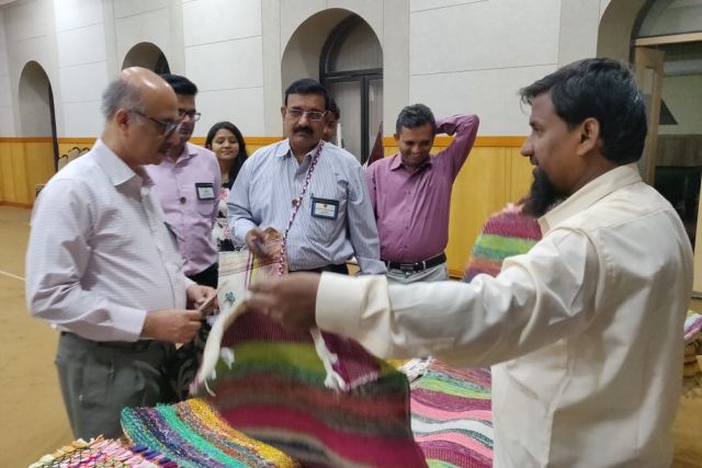 CSR Initiative Of MDL - Exhibition Of Handloom Products (Made By Visually Impaired Artisans Of Latur) On 26th December 2018123